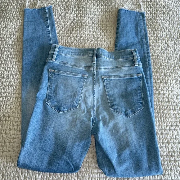 Frame Le High Light Blue Skinny Jean - Picture 3 of 6